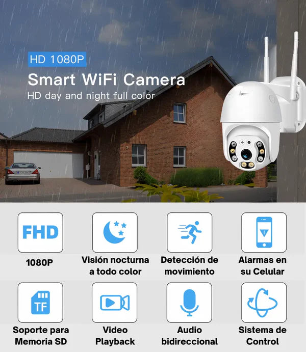 CÁMARA DE SEGURIDAD WHITECAM | CONTROL CON CELULAR