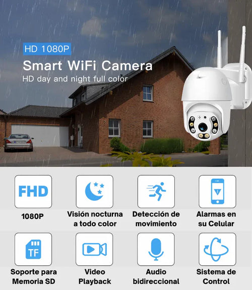 CÁMARA DE SEGURIDAD WHITECAM | CONTROL CON CELULAR