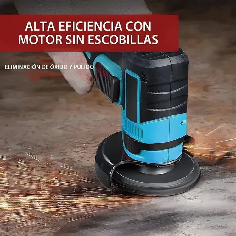 AMOLADORA INALÁMBRICA - BATERÍA 125mm 20V | ALTA POTENCIA
