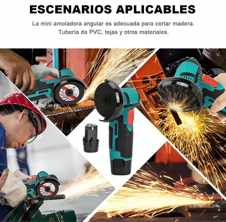 AMOLADORA INALÁMBRICA - BATERÍA 125mm 20V | ALTA POTENCIA