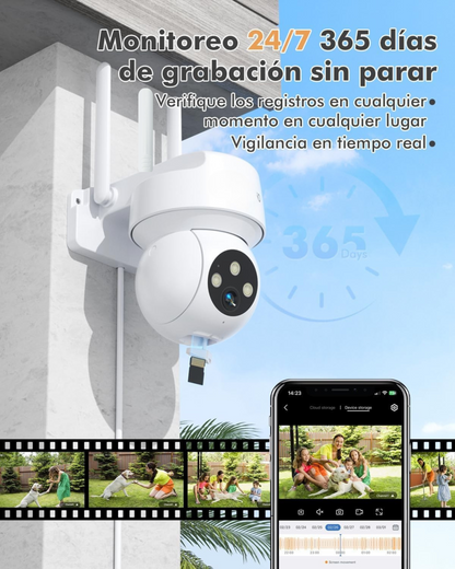 CÁMARA DE SEGURIDAD WHITECAM | CONTROL CON CELULAR