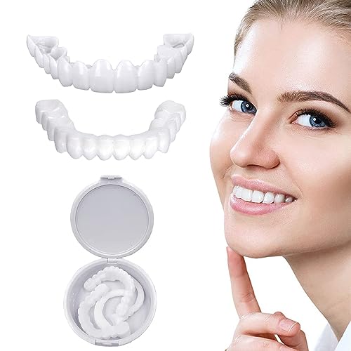 SMILEPRO 🦷 - CARILLAS DENTALES AJUSTABLES DE RESINA + ESTUCHE REGALO - ¡ÚLTIMAS UNIDADES!