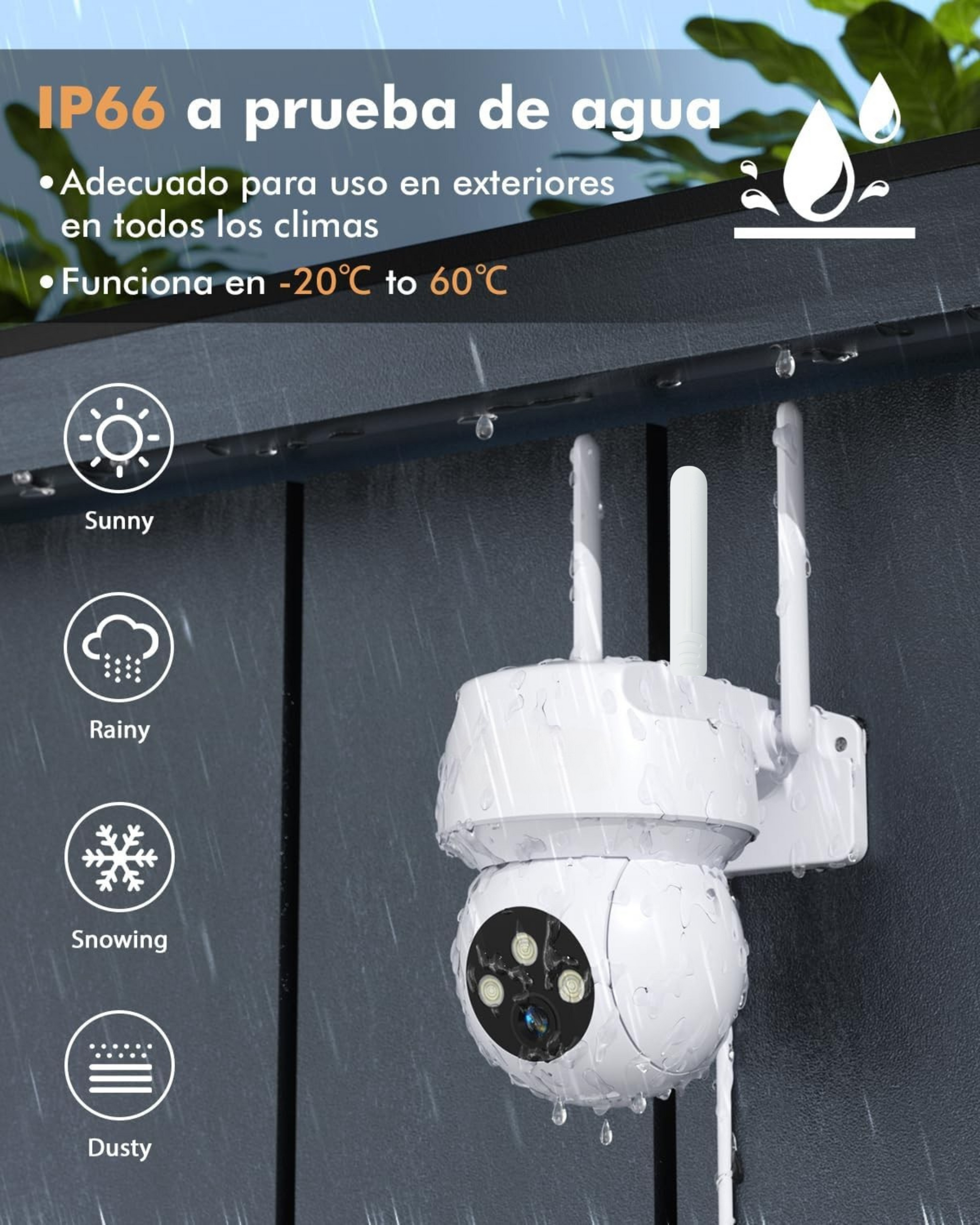 CÁMARA DE SEGURIDAD WHITECAM | CONTROL CON CELULAR