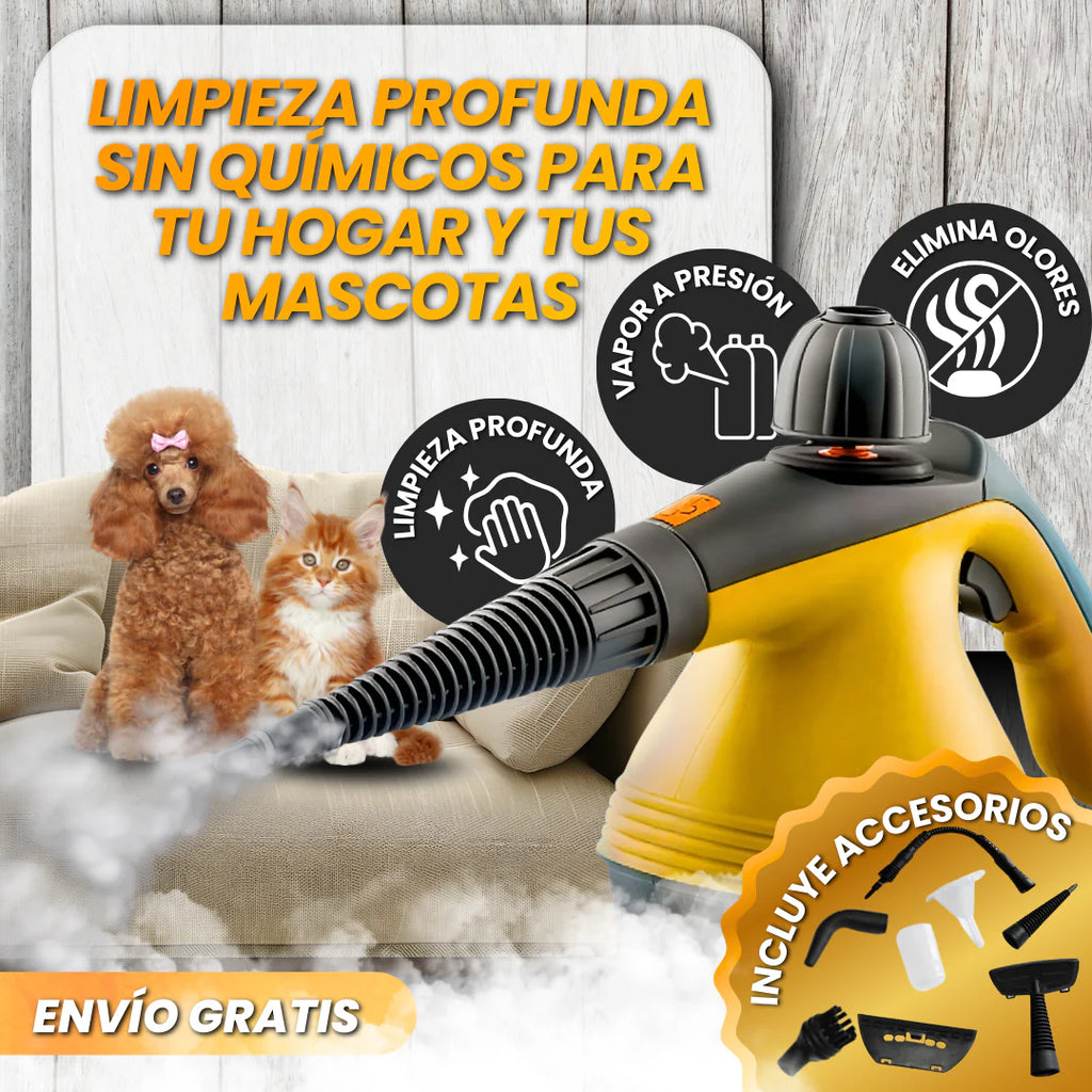VAPORCLEAN™ PRO - LIMPIADOR A VAPOR MULTIFUNCIONAL